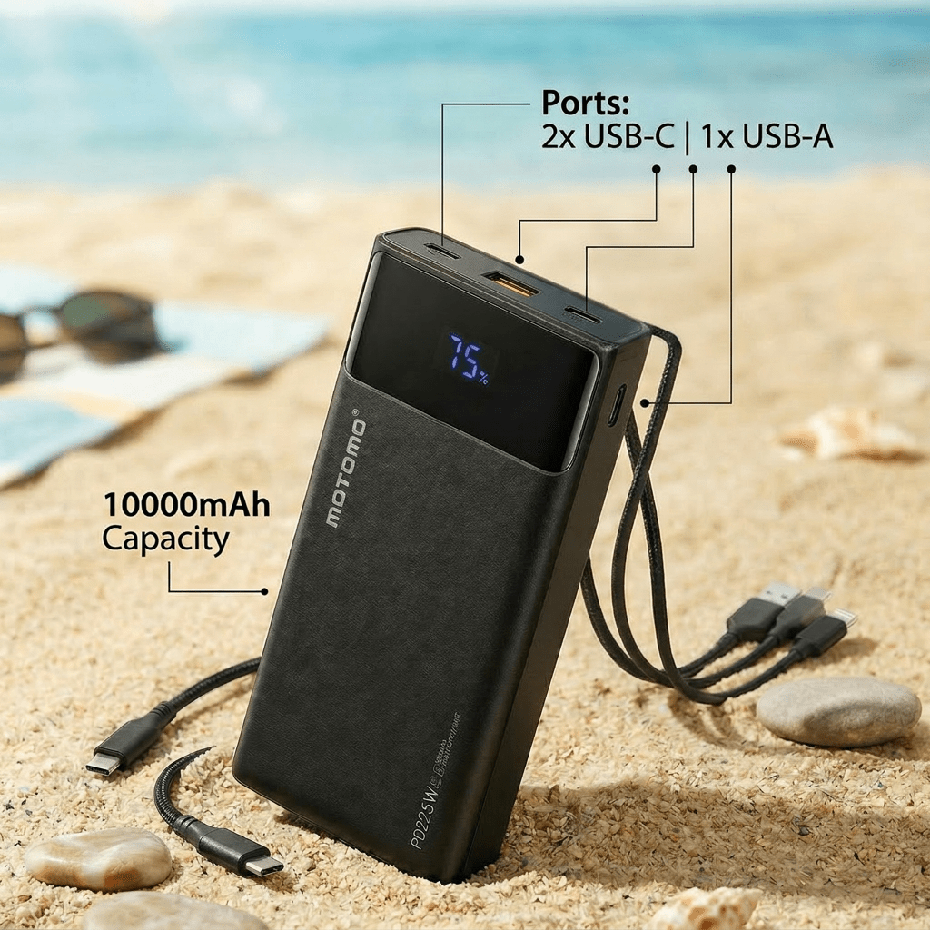 Powerbank Motomo MO-26L 10.000 mAh6