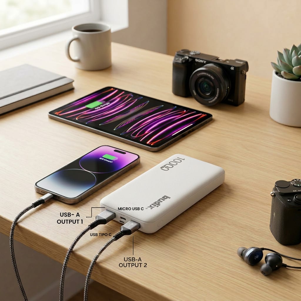 Powerbank Budix 10.000 mAh6