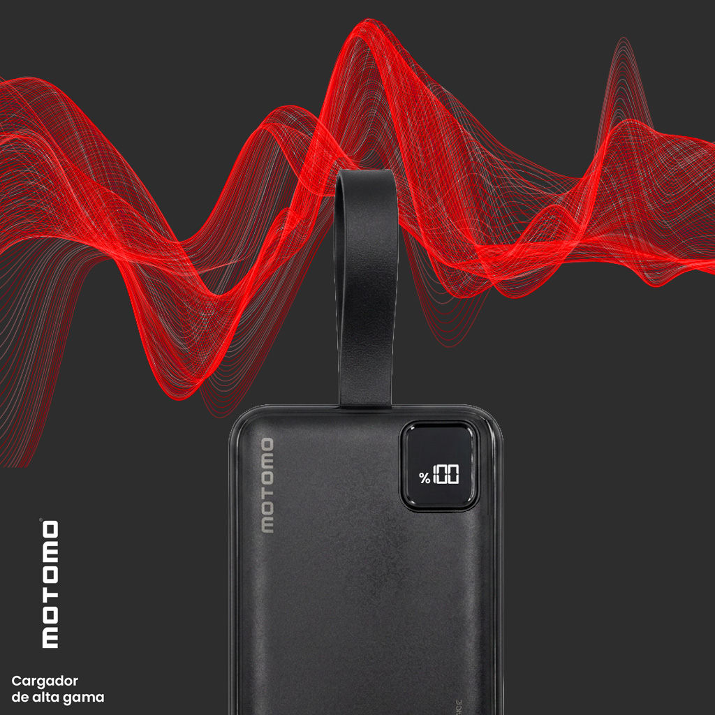 Powerbank Cargador Portátil 30000mAh 22.5W PD Motomo5