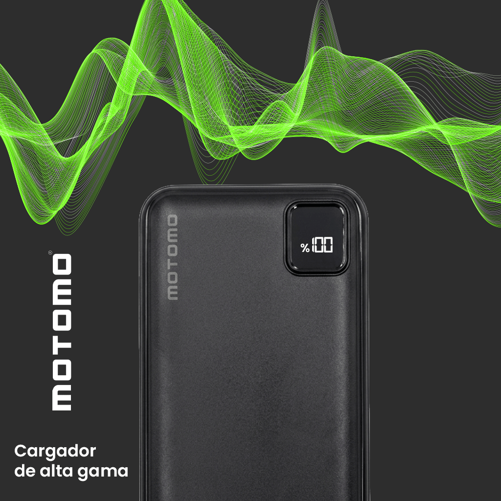 Powerbank Cargador Portátil 20000mAh 22.5W PD Motomo10