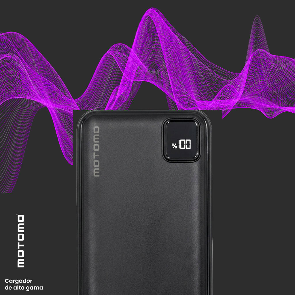 Powerbank Cargador Portátil 10000mAh 22.5W PD Motomo4