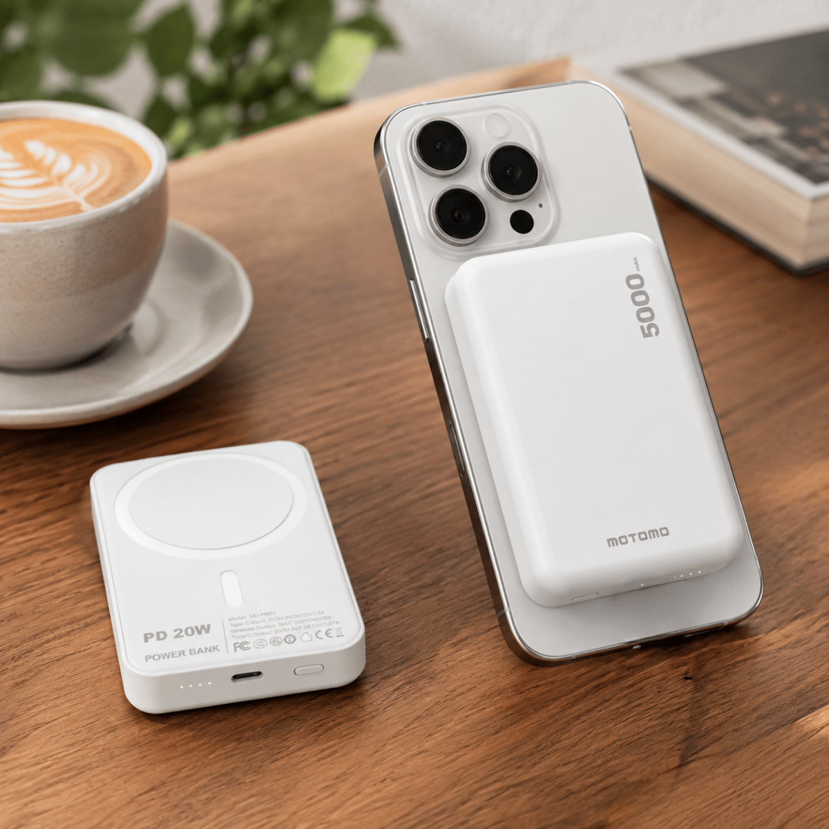 Power Bank MO-MAGNET-5K 5000mah Magnetico Magsafe 20w5