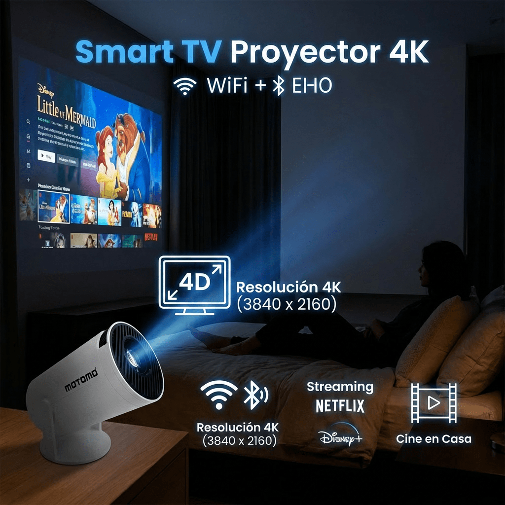Smart TV Proyector 4K4