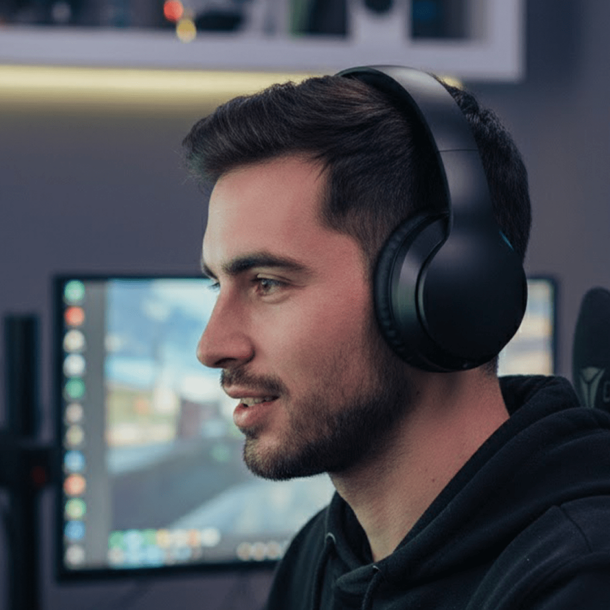 Audífono Bluetooth Inalámbrico Motomo MO-SONOR Negro HI-FI5