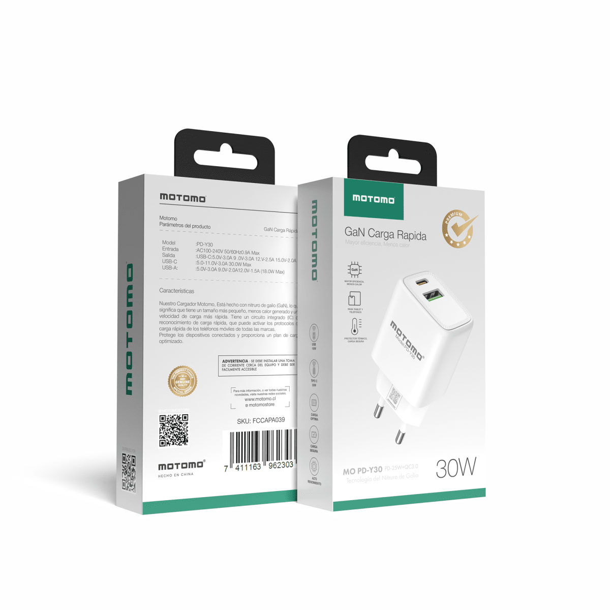 Cargador PD-Y30W GaN Sin Cable5