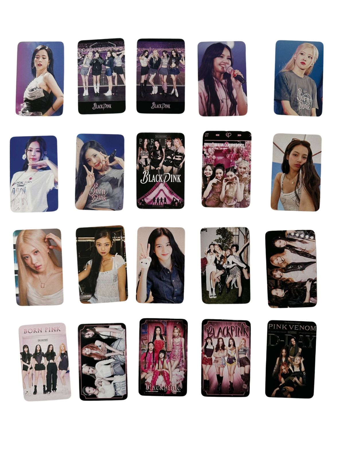 Set 32 Stickers 60 Lomo Card Blackpink Coachella Tour Diseño