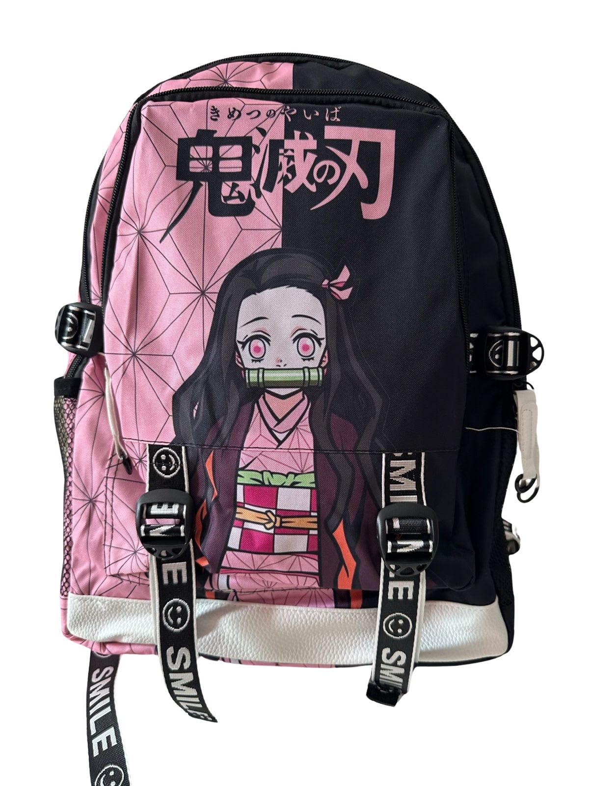 Anime Mochilas Nezuko 3Pcs/set Kamado Nezuko Demon Slayer Anime