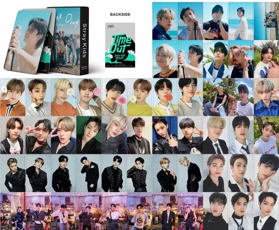 Set 55 Photocards / Lomo Card Stray Kids - Time Out Mixtape