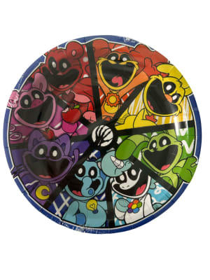 Pack 10 Platos Decoración Cumpleaños Smiling Critters Catnap1