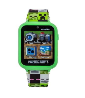 Reloj Interactivo Minecraft Verde Inteligente Original
