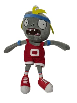 Peluche Felpa Plantas Vs Zombie Basketball Personaje 30 Cm