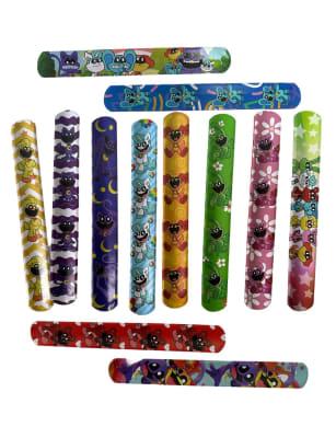 Pack 12 Pulseras Cumpleaños Smiling Critters Catnap Poppy