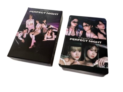 Set 55 Photocards / Lomo Card Le Sserafim - Perfect Night