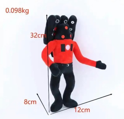 Peluche Titán Speakerman De Skibidi Toilet 30 Cm Calidad