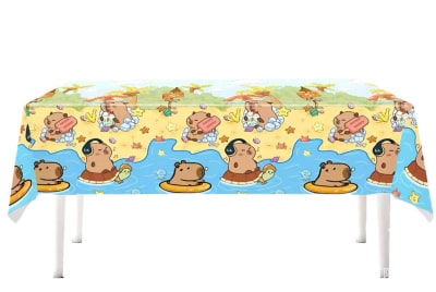 Mantel Diseño Capibara Cumpleaños Cotillón1