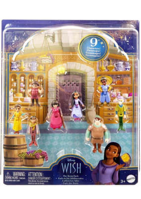 Set 9 Figuras Acción Película Disney Wish The Teens Pack1