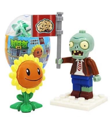 Figura Bloque Construcción Plantas Vs Zombie Nro. Pvz050154