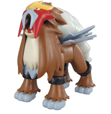 Figura Entei Pokemon Legendario 13cm Armable Bandai Japon