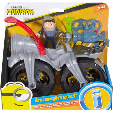 Figura Fisher-price Imaginext Minions Gru's Rocket Bike