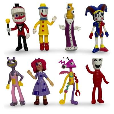 Pack 8 Personajes Principales Amazing Circus Digital Calidad1