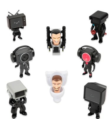 1 Figura Misteriosa Skibidi Toilet Original 5cm Serie 11