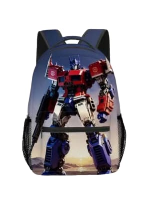 Mochila Escolar Diseño Optimus Prime Transformer