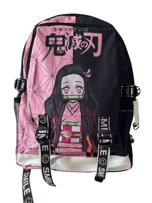 Mochila Escolar Diseño Nezuko 2024 Demon Slayer Kimetsu