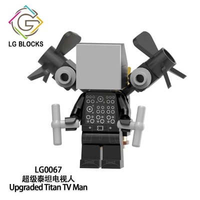 Bloque Construcción Titán Tv Man Mejorado Skibdi Toilet