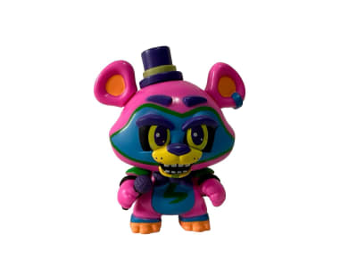Mini Figura Freddy Blacklight Rosa Fnaf Security Breach Fnko1