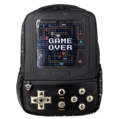 Mochila Escolar Diseño Game Over Video Juego Calidad1