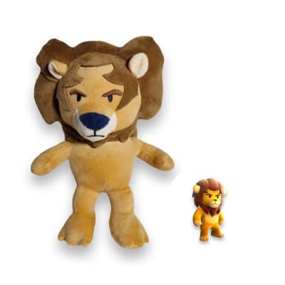 Peluche Felpa Stumble Guys Leónidas Legendario Skins 30 Cm