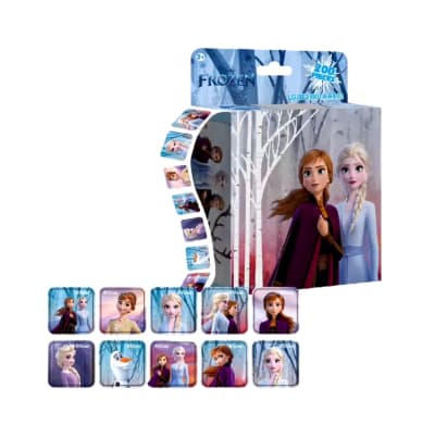 Pack 200 Pegatinas Sticker Frozen 2.5cm C/u En Caja1