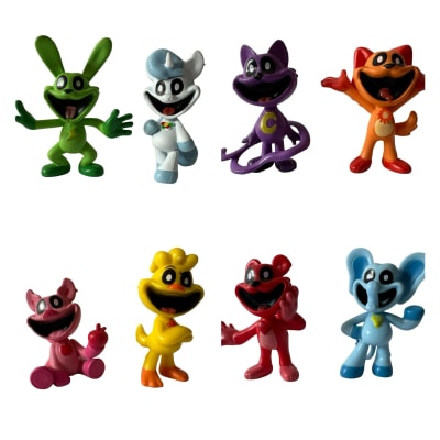 Set 8 Figuras Smiling Critters Poppy Playtime 6cm Juguete