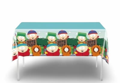 Mantel Decoración Fiestas Cumpleaños South Park 130x220 Cm