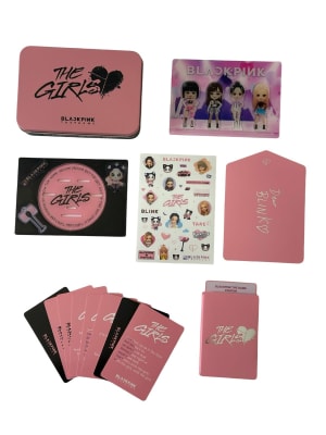 Kit Photocard Blackpink The Game Ost The Girls Ver. Pink
