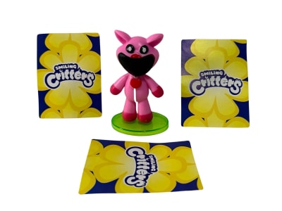Figura Pickypiggy Smiling Critters + 3 Tarjetas Al Azar1