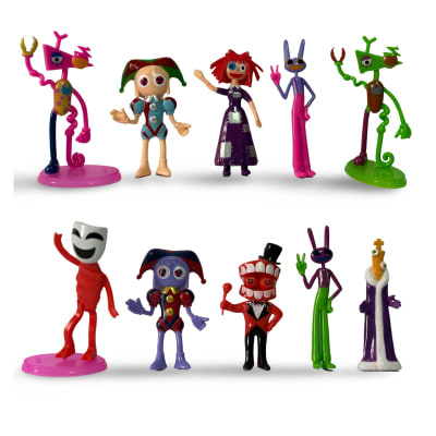 Set 10 Figuras Personajes Amazing Circus Digital V2 Pvc 2023