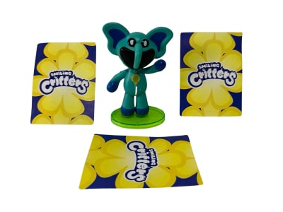 Figura Bubba Bubbaphant Smiling Critters 3 Tarjetas Al Azar
