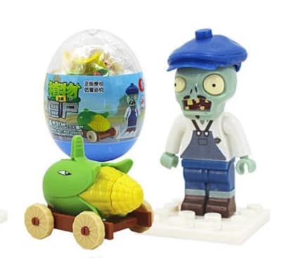 Figura Bloque Construcción Plantas Vs Zombie Nro. Pvz050152