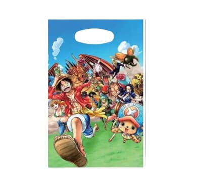 Pack 10 Bolsas One Piece Monkey D Luffy Cumpleaños