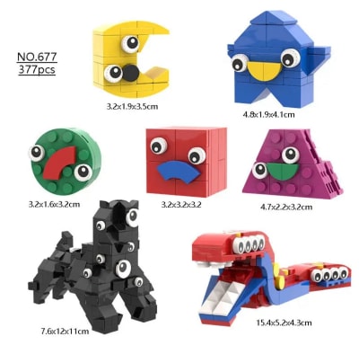 Set Bloques Construcción Amazing Circus Digital Reina Gloink1