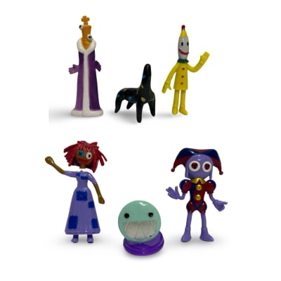 Set 6 Personajes Amazing Circus Digital Bubble Kaufmo Pomni