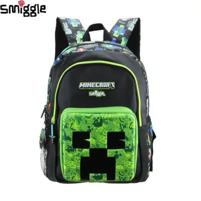 Mochila Diseño Minecraft Creeper Original Calidad Diseño