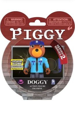 Figura Oficial Doggy Serie 2 De Piggy + Código Origina1