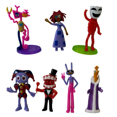 Set 7 Figuras Personajes Amazing Circus Digital Pvc 2023