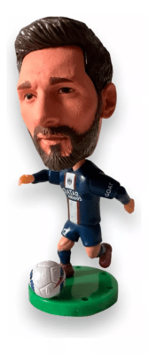 Figura 7 Cm Futbolista Lionel Messi Camiseta Qatar Airways