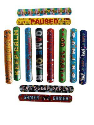Pack 12 Pulseras Cumpleaños Game Over Gamer Loading