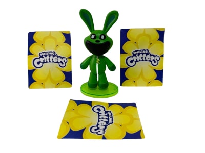 Figura Hoppy Hopscotch Smiling Critters + 3 Tarjetas Al Azar