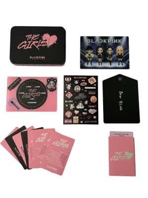Kit Photocard Blackpink The Game Ost The Girls Ver. Black1