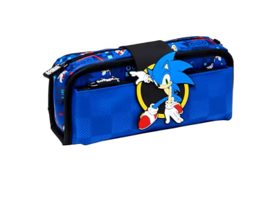 Estuche Escolar Sonic Calidad Diseño Compartimientos